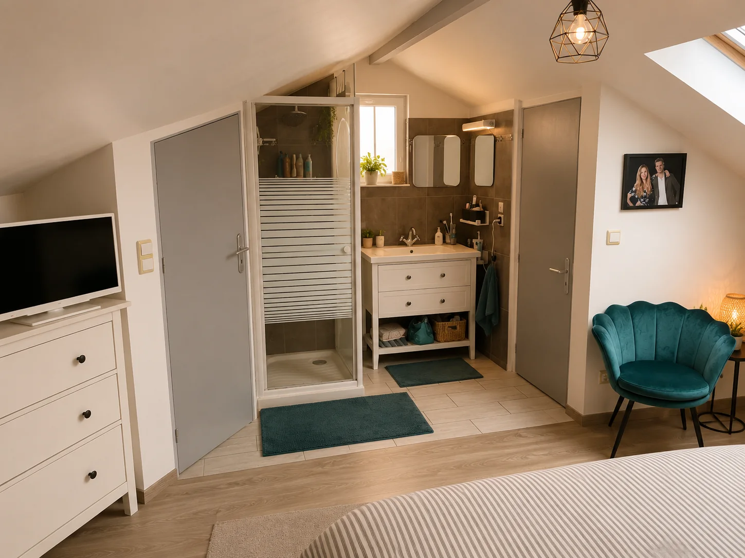 Salle d’eau privative de la suite parentale
